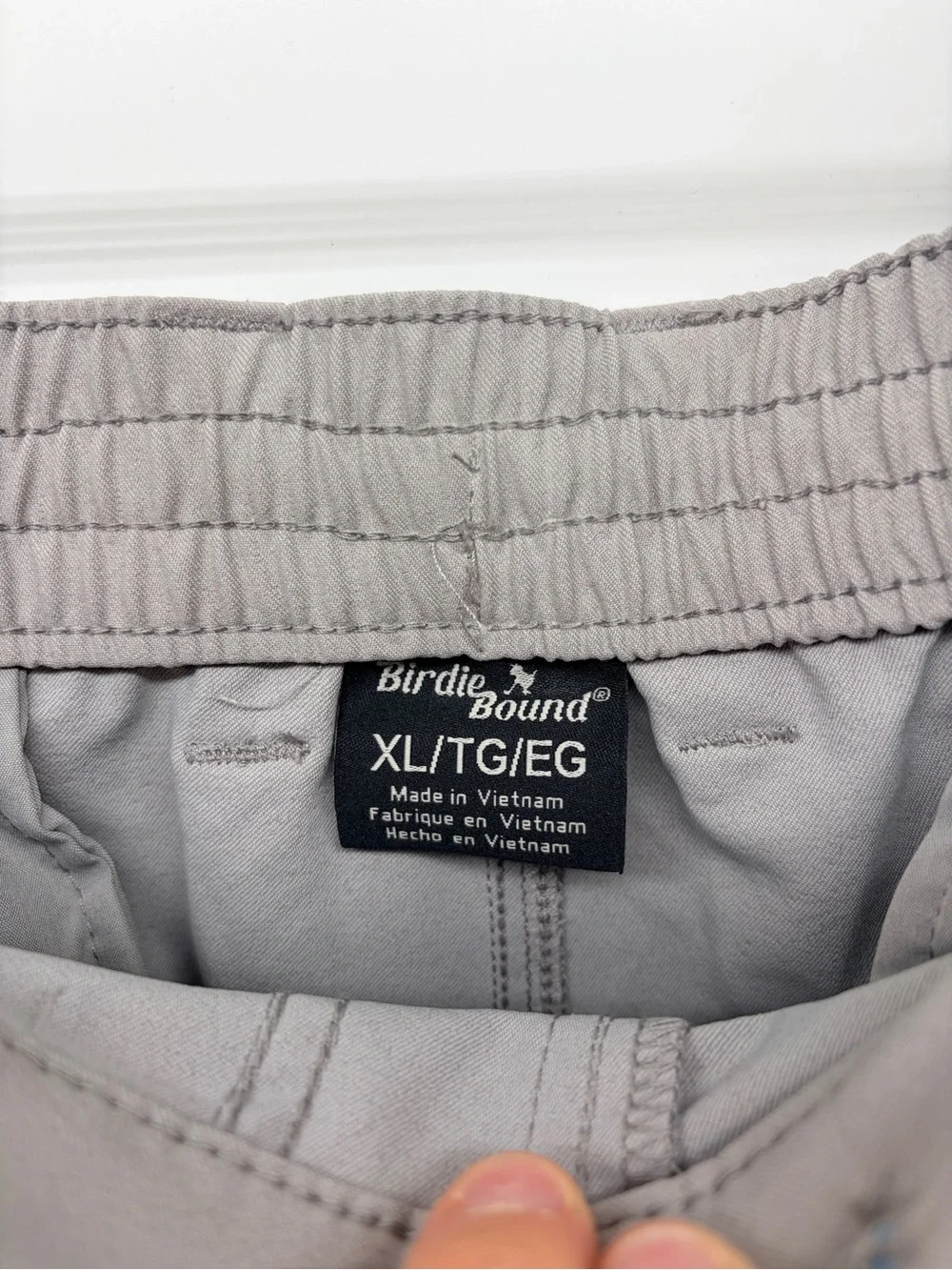 BirdieBound Golf Performance Stretch Hybrid Pants Gray XL